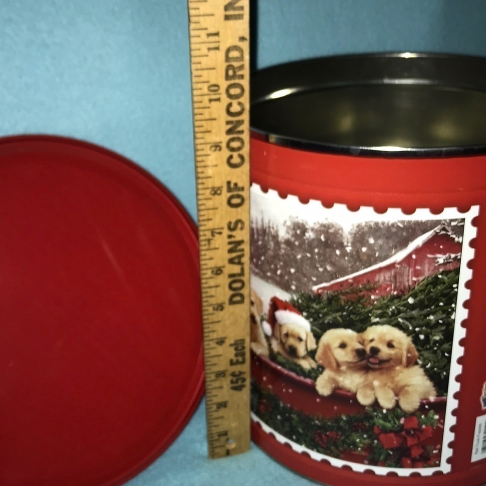 CHRISTMAS TIN puppies - Picture 4 of 7